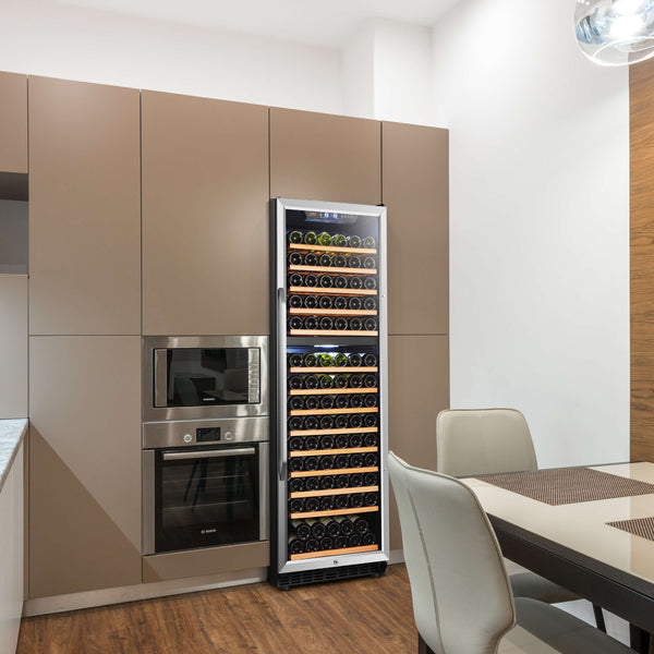 Lanbo 154 Bottle Dual Zone Wine Cooler