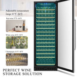 Lanbo 165 Bottle Single Zone Wine Cooler