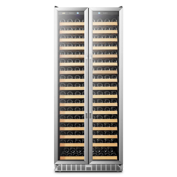 Lanbo Luxury 257 Bottles Dual Door Wine Cooler