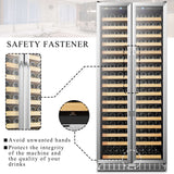 Lanbo Luxury 257 Bottles Dual Door Wine Cooler