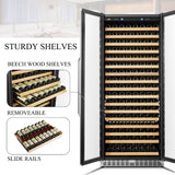Lanbo Luxury 257 Bottles Dual Door Wine Cooler