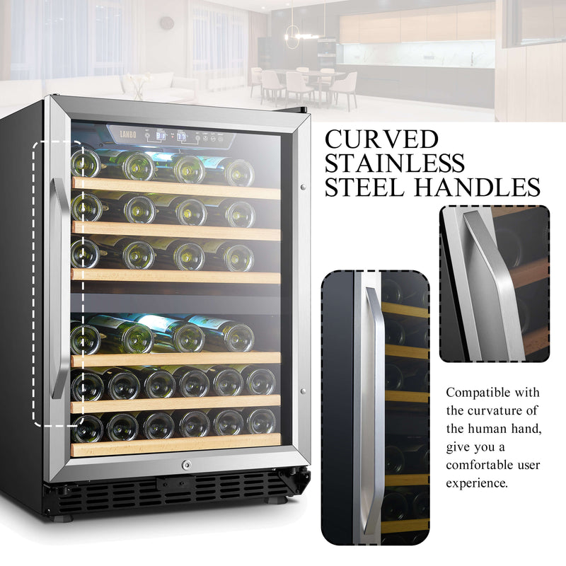 Lanbo 44 Bottle Dual Zone Wine Cooler