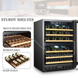 Lanbo 44 Bottle Dual Zone Wine Cooler