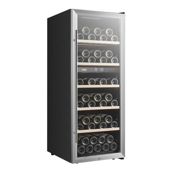 Lanbo 20 Inch 64 Bottle Dual Zone Freestanding Wine Cooler