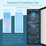 Lanbo 20 Inch 64 Bottle Dual Zone Freestanding Wine Cooler