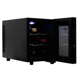 Koolatron 6 Bottle Black Wine Cooler