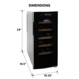 Koolatron Deluxe 12 Bottle Wine Cooler