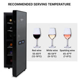 Koolatron 12 Bottle Dual Zone Wine Cooler