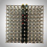 Natural Finish 120 Bottle Timber Wine Rack | 10x11 Configuration
