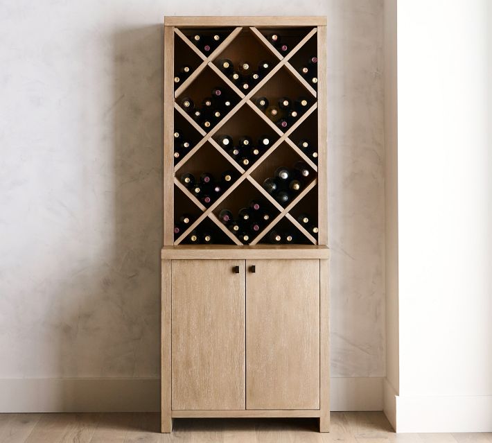 Modern Farmhouse Wine Rack -  Modular Design