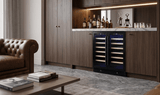 30-inch Dual Zone Wine Cooler with Low-E Glass Door